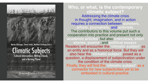 "Climatic Subjects": Conversation and Performance