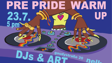 Pre-Pride Warm-up: DJs & Art @ Pop-up Galerie Nelke