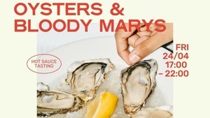 Oysters & Bloody Marys x Crazy Bastard Sauce