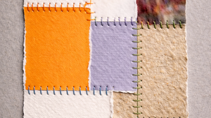 Papier & Naht: Textile Techniken auf Papier