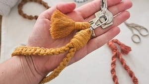Macramé Workshop:  Make a keychain wristlet