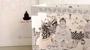 Art-Night Pop-up-Karte