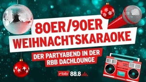 Weihnachtskaraoke mit rbb 88.8 im Studio 14