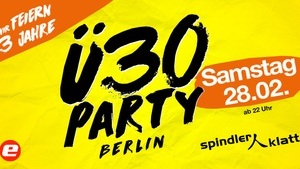 3 Jahre Geburtstag Ü30 Party Berlin