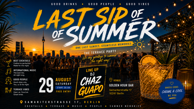 LAST SIP OF SUMMER @GoldenHourBar