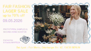 Nachbarschaftlicher Fair Fashion Lager- und Sample Sale: bis zu 70% Rabatt