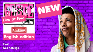 BESTE Comedy – Live at Five English Edition at BESTE Bar, Wedding (near Leopoldplatz) 7:00 PM