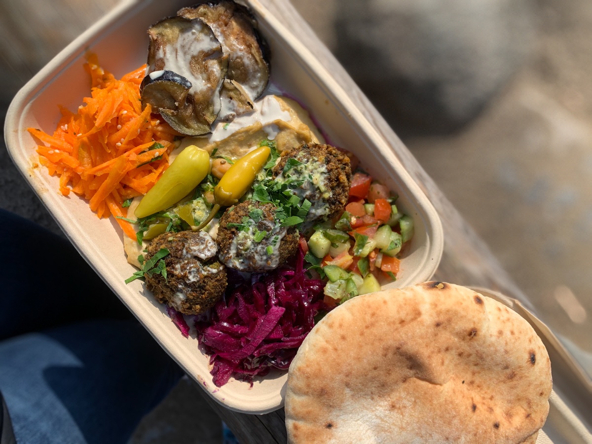 Israelisches Streetfood bei Fizzy Bubele Rausgegangen