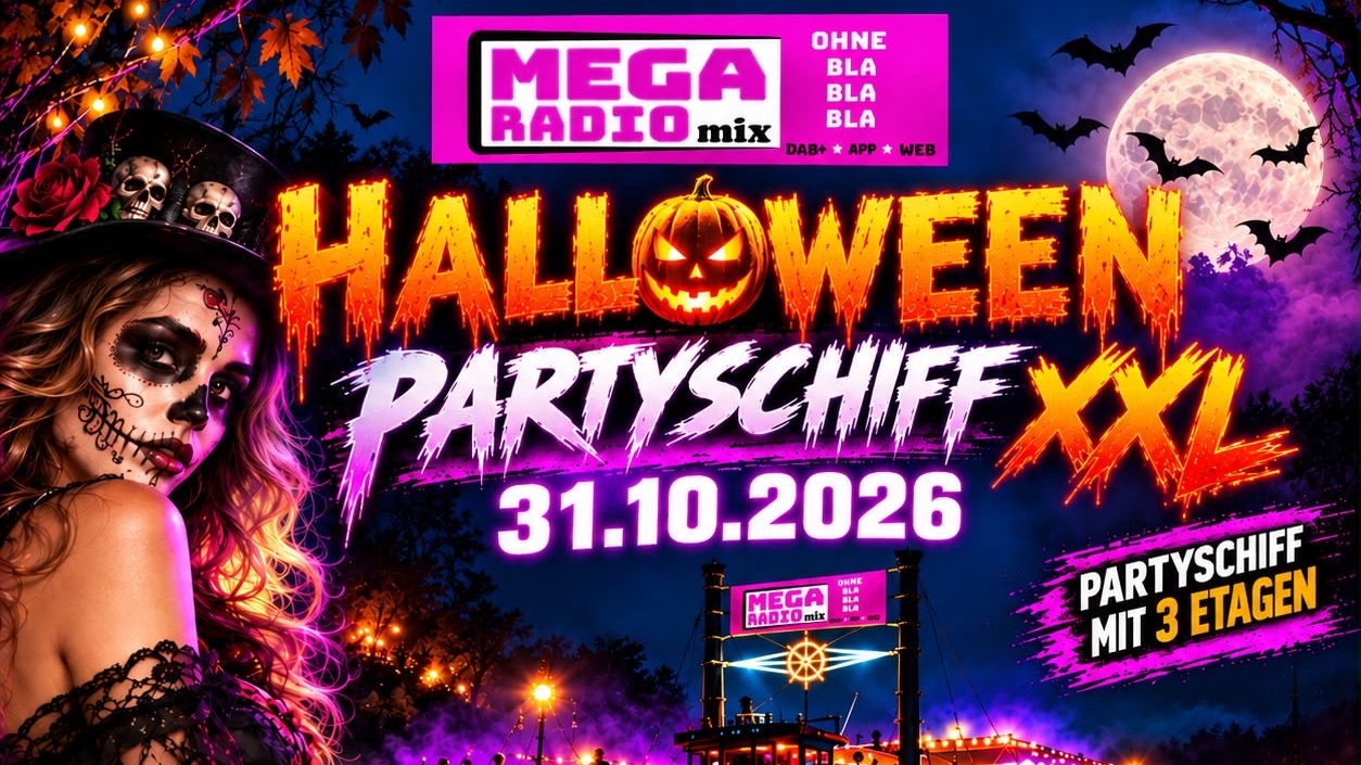 Halloween Partyschiff XXL am 31.10.2026 in Berlin - Rausgegangen Berlin