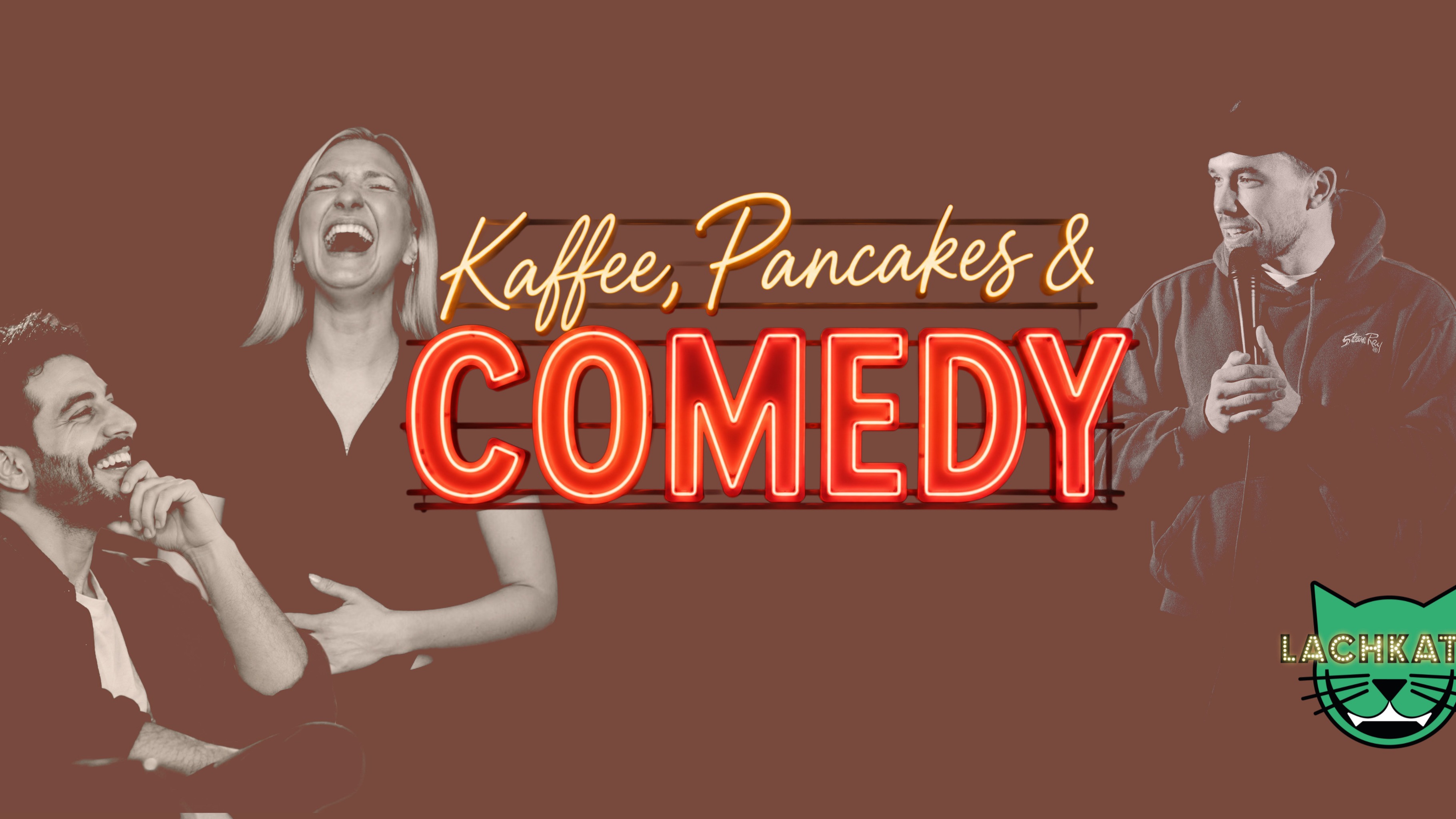 Kaffee, Pancakes & Comedy am 18.10.2026 in Berlin - Rausgegangen Berlin