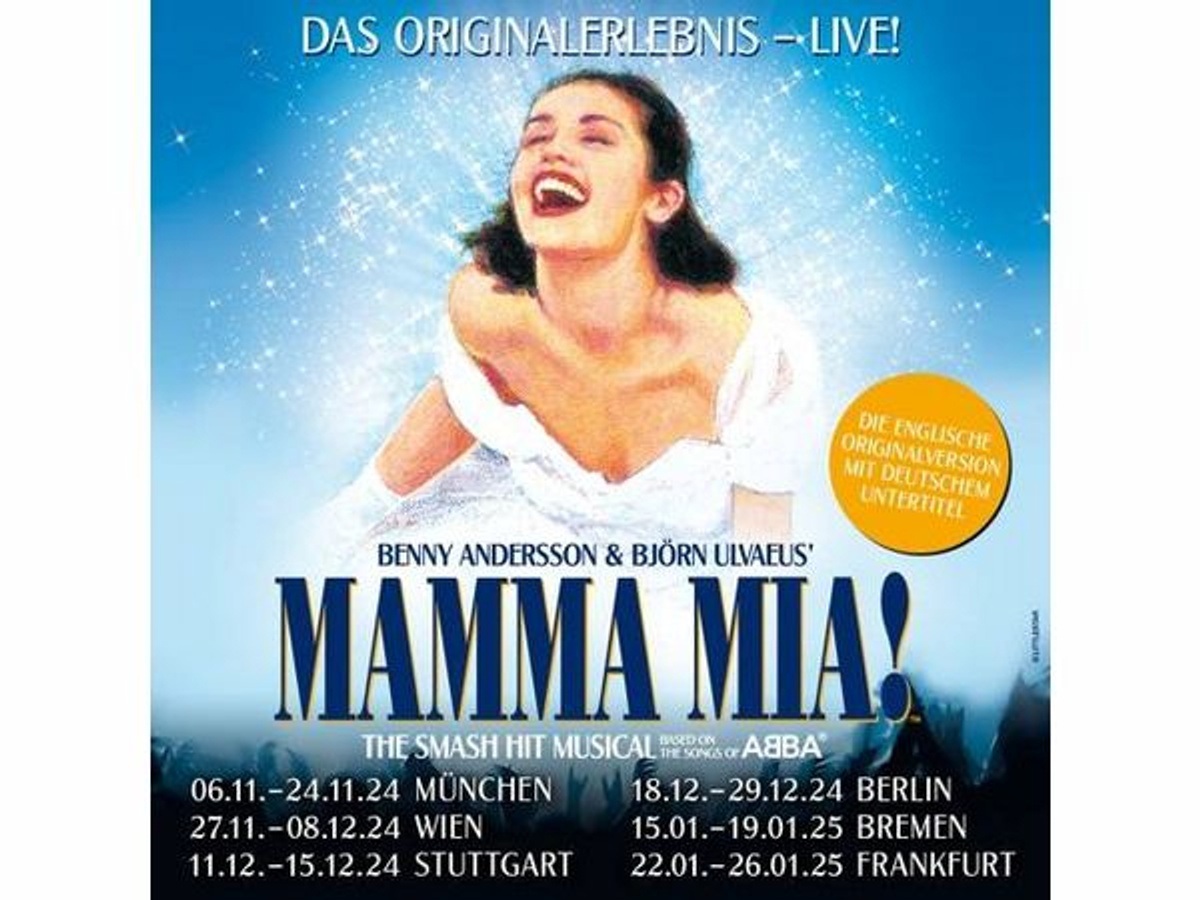  Mamma Mia! Das Original Musical am 12.12.2024 in Stuttgart Illustration 
